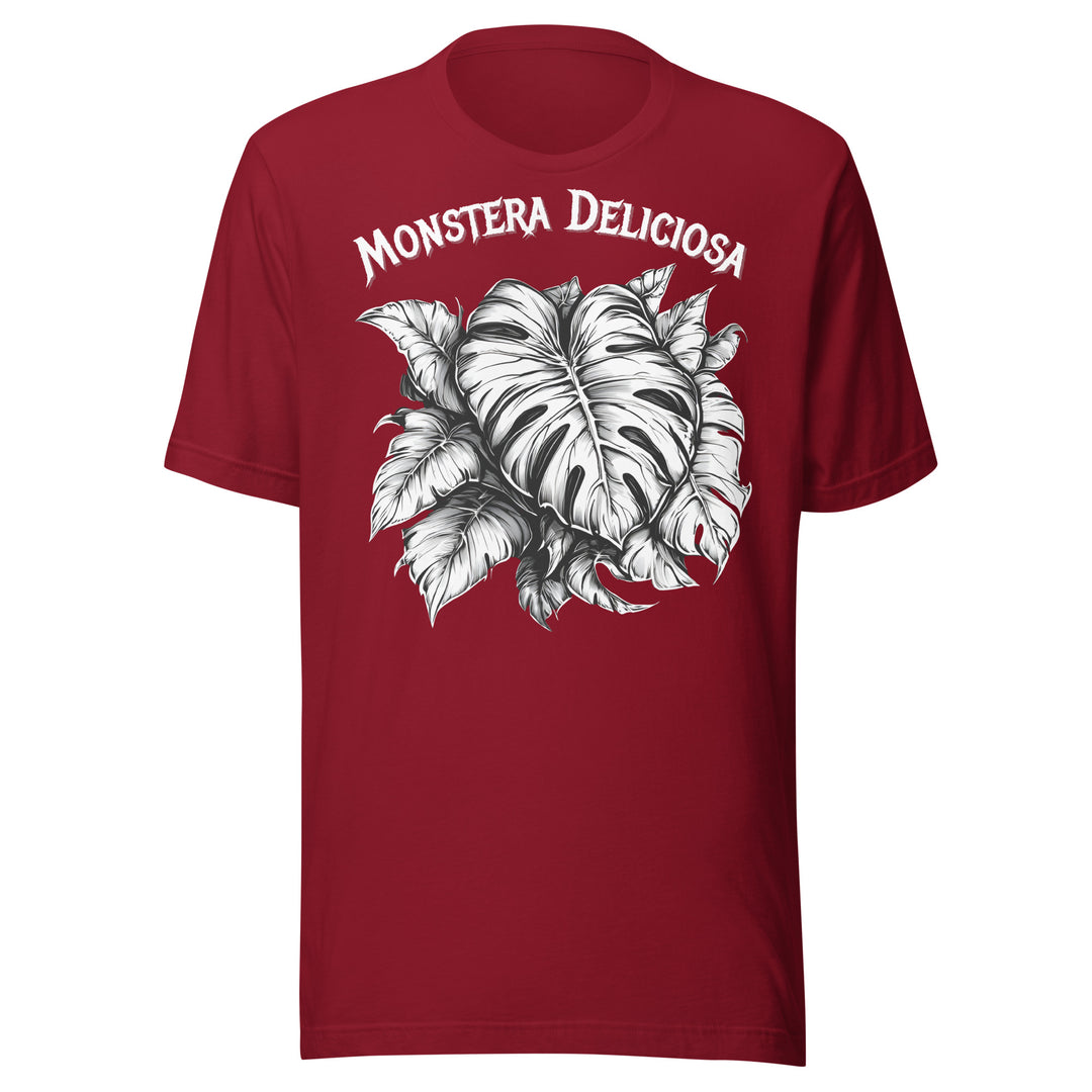 Monstera Heavy Metal T-Shirt – Bold, Dark, and Rebellious